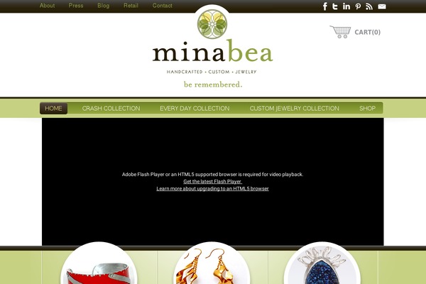 minabea.com site used Minabea