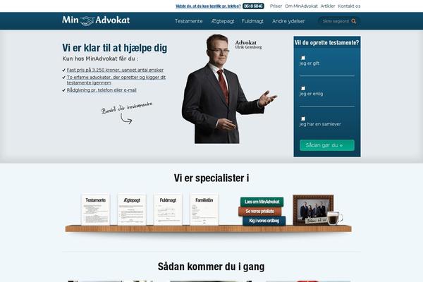 minadvokat.dk site used Minadvokat