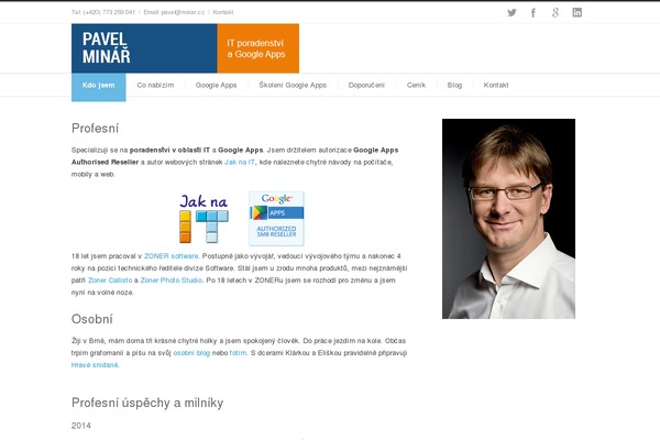 WordPress website example screenshot