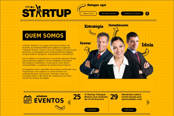 minasstartup.com.br site used Startup