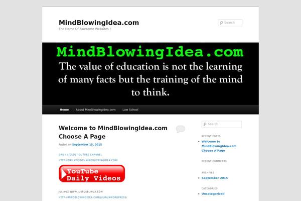 WordPress website example screenshot