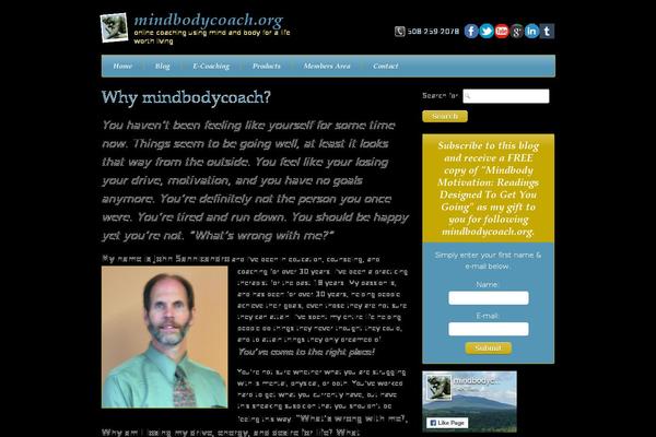mindbodycoach.org site used Coachpro