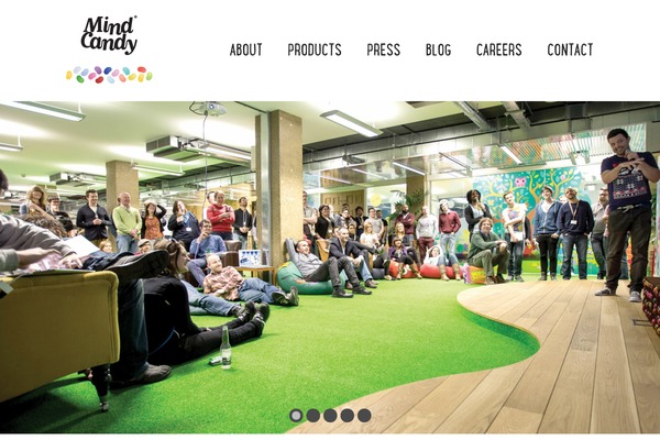 WordPress website example screenshot