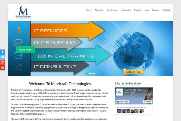 Spacious theme site design template sample