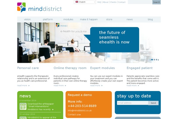 minddistrict-2013 theme websites examples