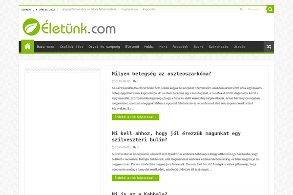 mindennapok.com site used Lifepro
