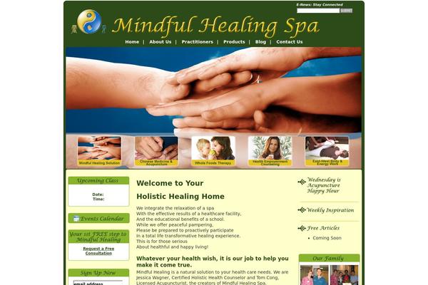 mindfulhealingspa.com site used Wpmindful