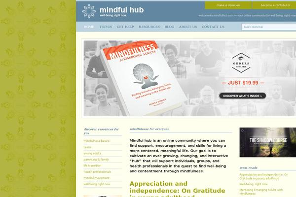 mindfulhub.com site used Thesis 1.8