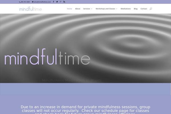 Divi theme site design template sample