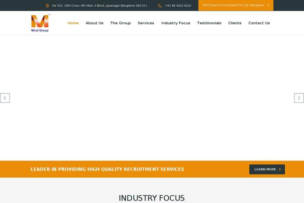 WordPress website example screenshot