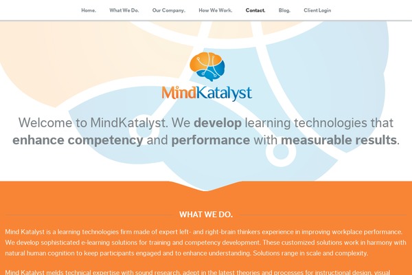 mindkatalyst.com site used Twenty Twelve