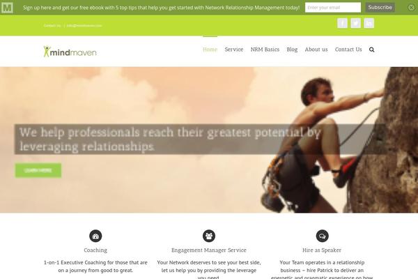 Avada theme site design template sample