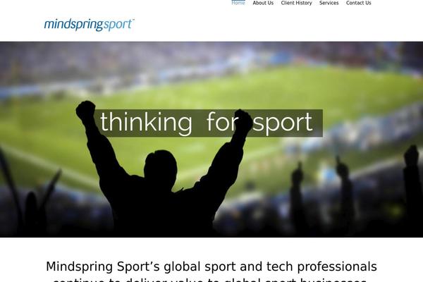 WordPress website example screenshot