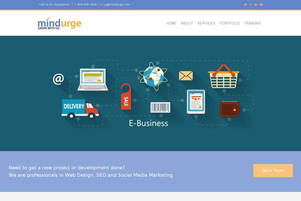 mindurge.com site used Mindurge