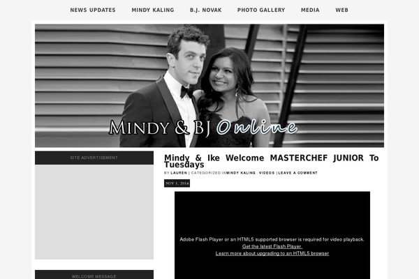 Two theme site design template sample