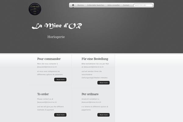MyProduct theme site design template sample