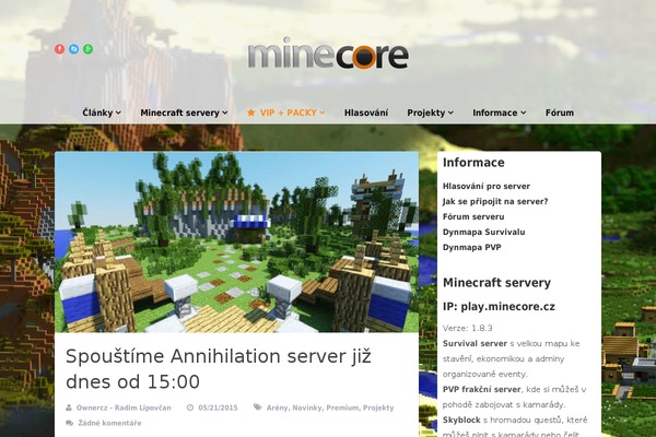 WordPress website example screenshot