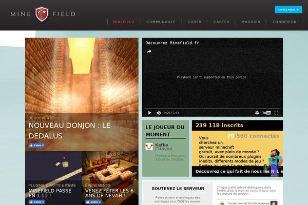 WordPress website example screenshot
