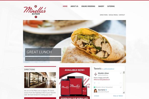 BBQ theme site design template sample