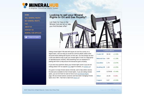 mineralhub.com site used Mineralhub