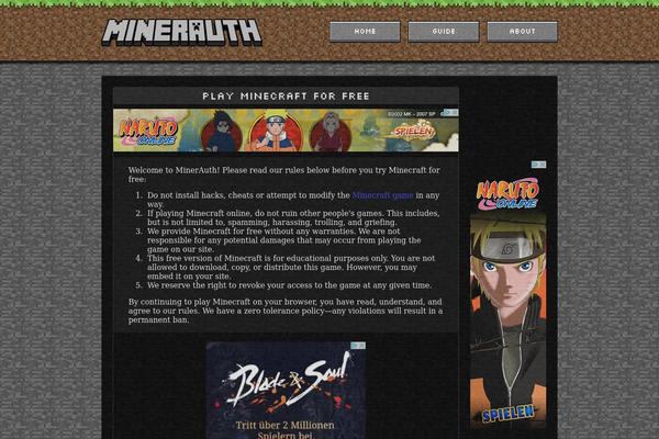 WordPress website example screenshot