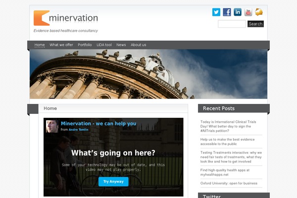 minervation.com site used BlogoLife