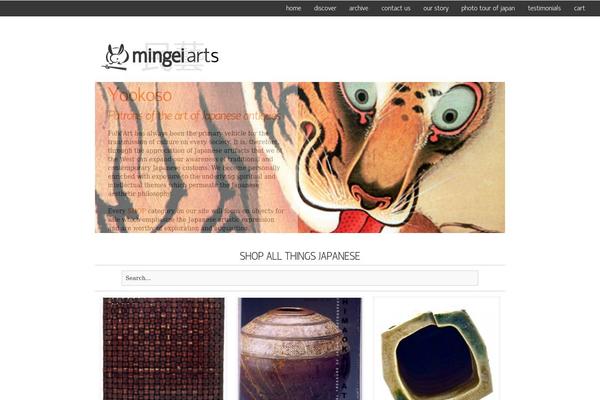 mingeiarts.com site used Mingei2