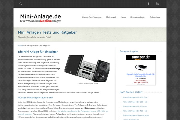 mini-anlage.de site used Work