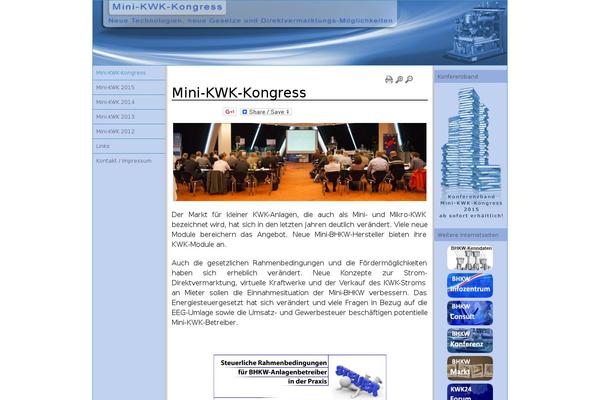 mini-kwk-kongress.de site used Kwk2012