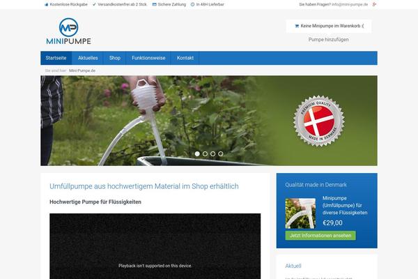 WordPress website example screenshot