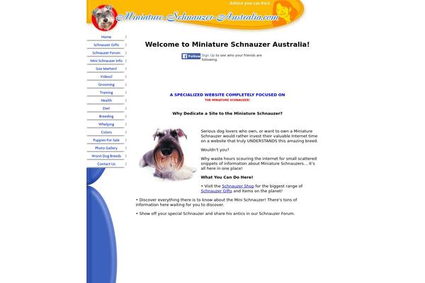 miniature-schnauzer-australia.com site used Mtheme-unus