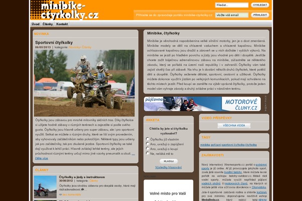minibike-ctyrkolky.cz site used Zdravi