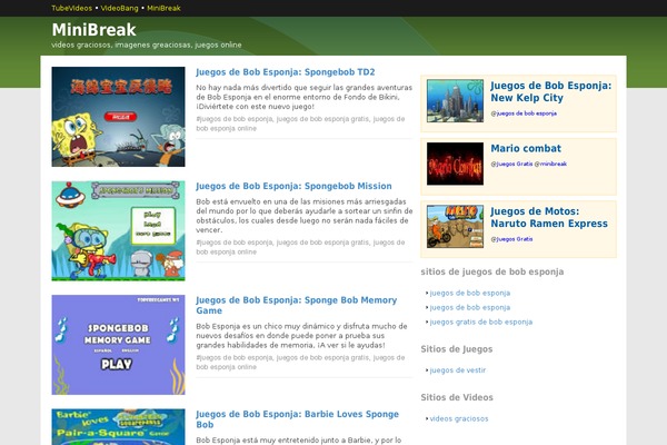 minibreak.net site used Estandardevideos
