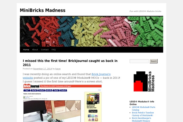 WordPress website example screenshot