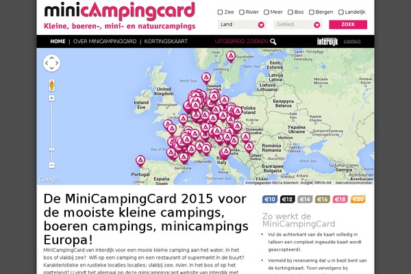 minicampingcard.eu site used Mc