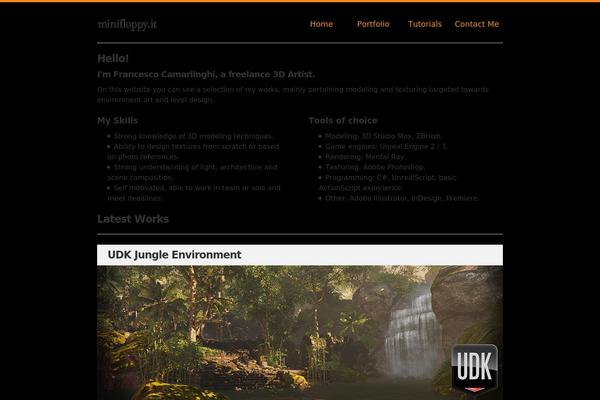 WordPress website example screenshot