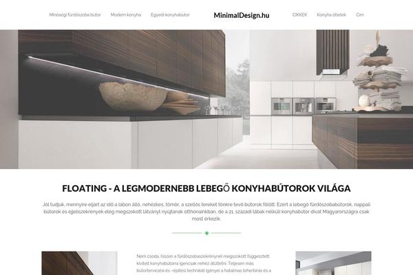 minimaldesign.hu site used KitGreen