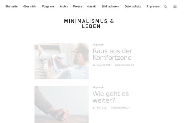 minimalismus-leben.de site used Moka