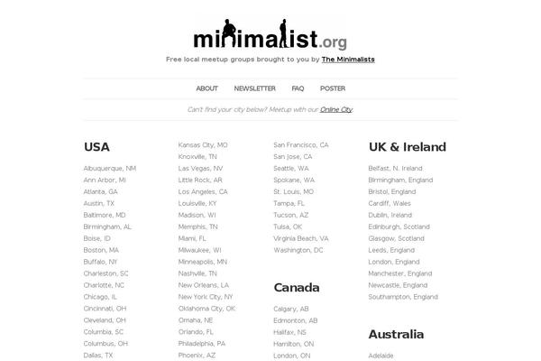 minimalist.org site used Minimalist-org