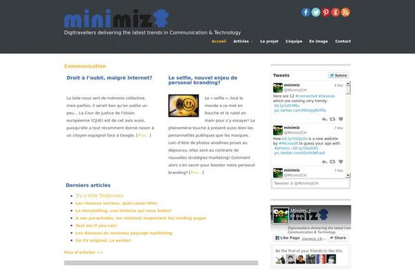 minimiz.ch site used Facade-pro