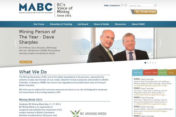 WordPress website example screenshot