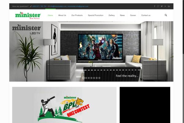 WordPress website example screenshot