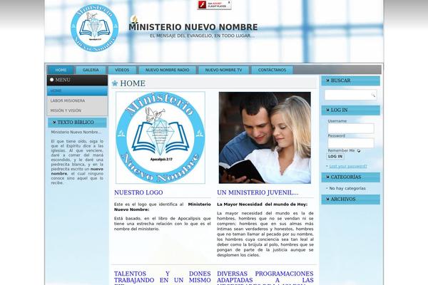 ministerionuevonombre.com site used Ministerio2.0