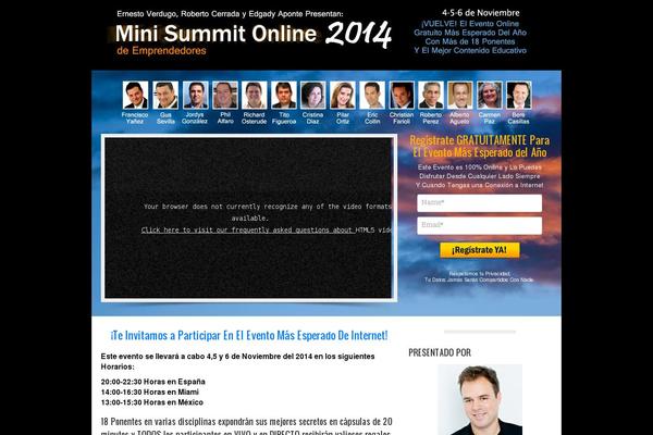 minisummitonline.com site used Leadgenbiz