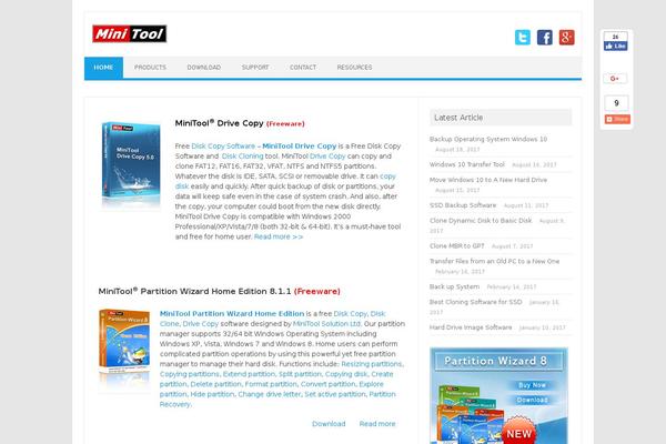 WordPress website example screenshot