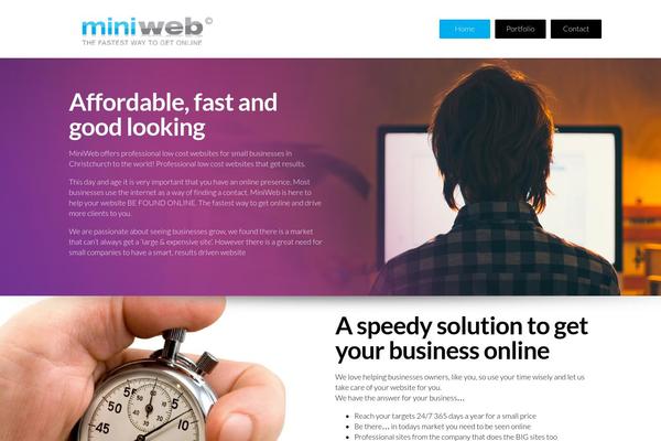 miniweb.co.nz site used Mega