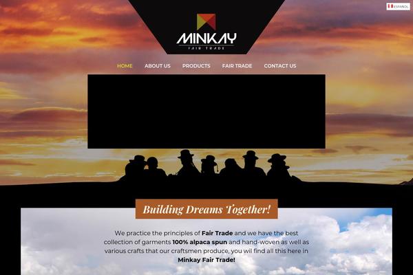 minkayfairtrade.com site used Theme-minkayfairtrade
