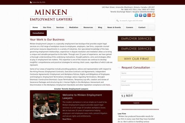 minkenemploymentlawyers.com site used Minken