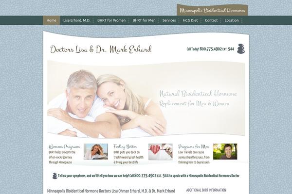 WordPress website example screenshot