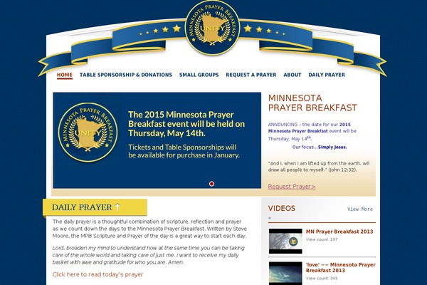 WordPress website example screenshot